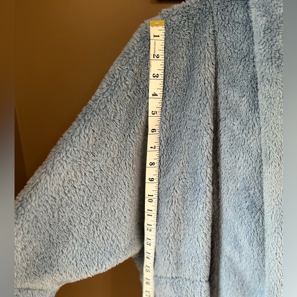 BumbleBella by Jill Martin Hooded Sherpa Lounger Size Large - Picture 8 of 8